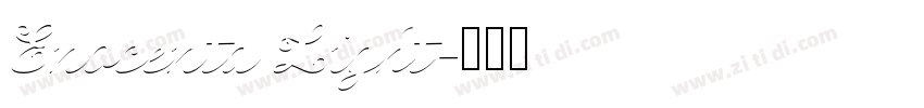 Enocenta Light字体转换 Enocenta Light字体转换